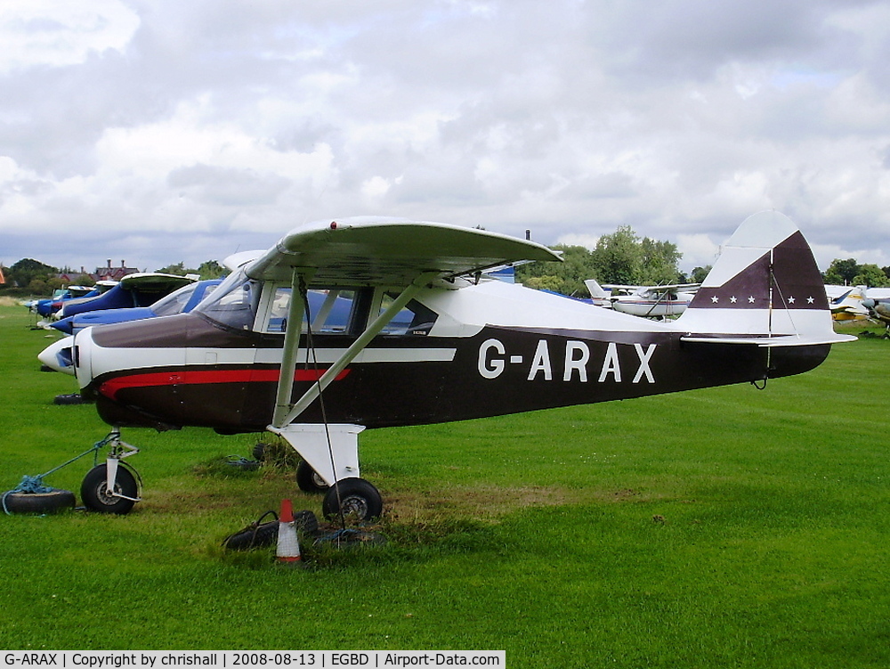G-ARAX, 1956 Piper PA-22-150 Caribbean C/N 22-3830, Previous ID: N4523A