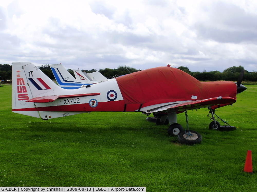 G-CBCR, 1975 Scottish Aviation Bulldog T.1 C/N BH120/351, Previous ID: XX702