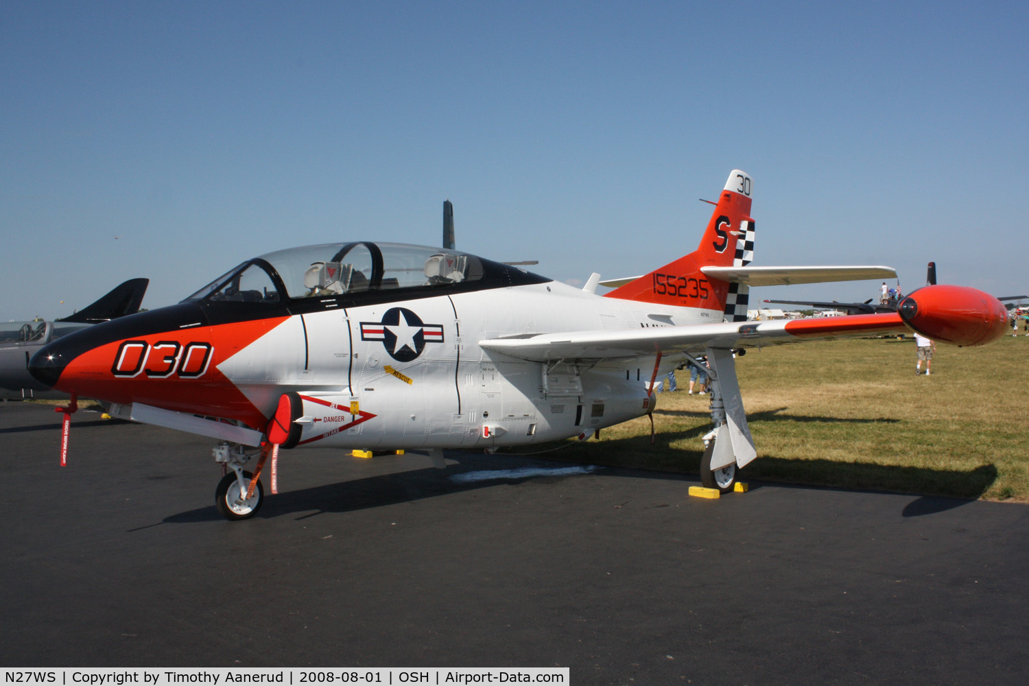 N27WS, North American T-2B Buckeye C/N 310-30, EAA AirVenture 2008