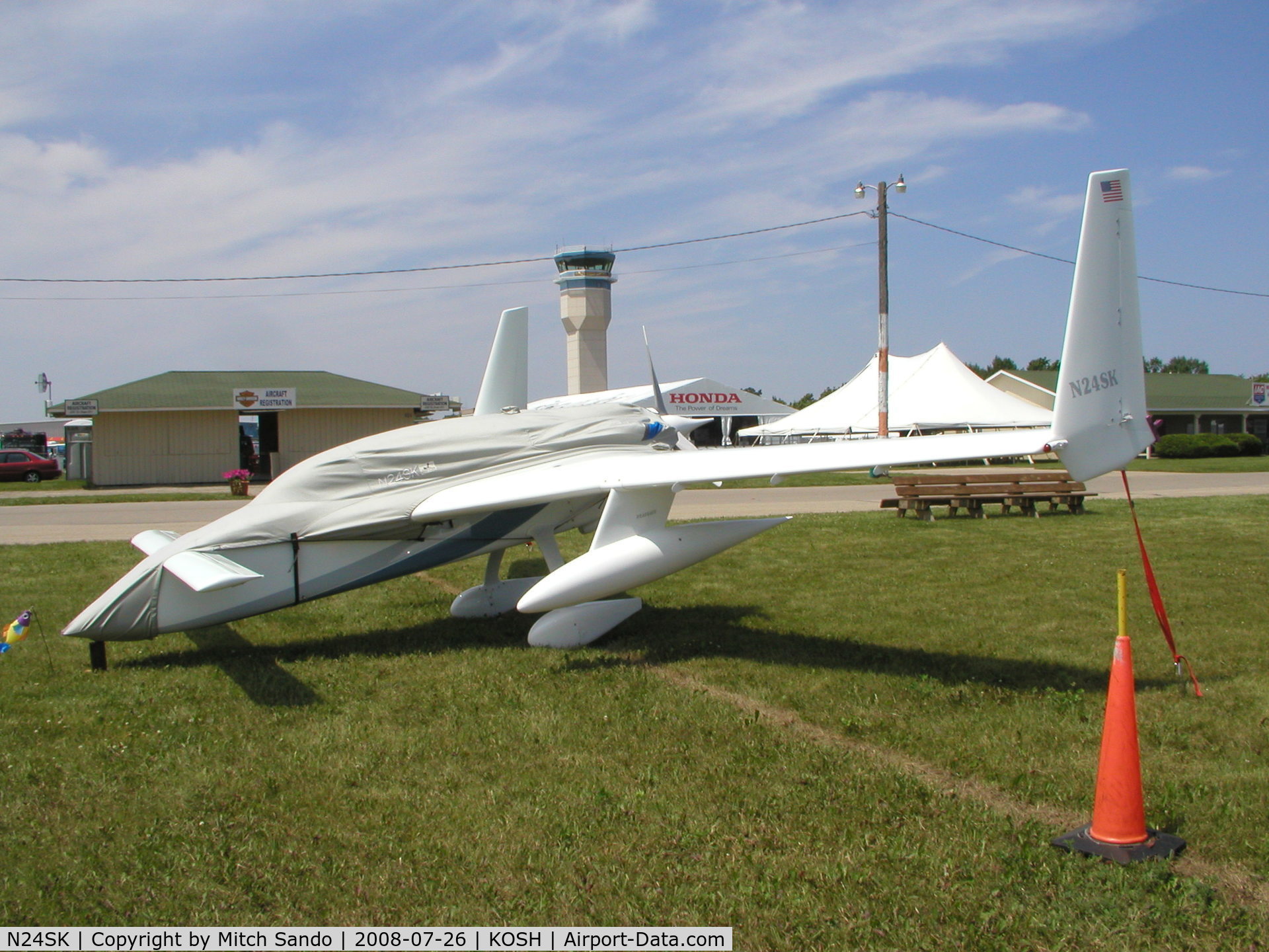 N24SK, Rutan Long-EZ C/N 1255, EAA AirVenture 2008.