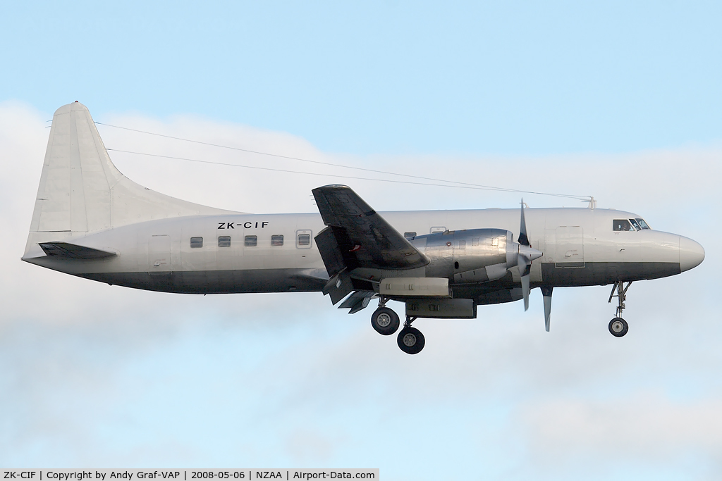 ZK-CIF, 1956 Convair 580 C/N 381, Convair 580