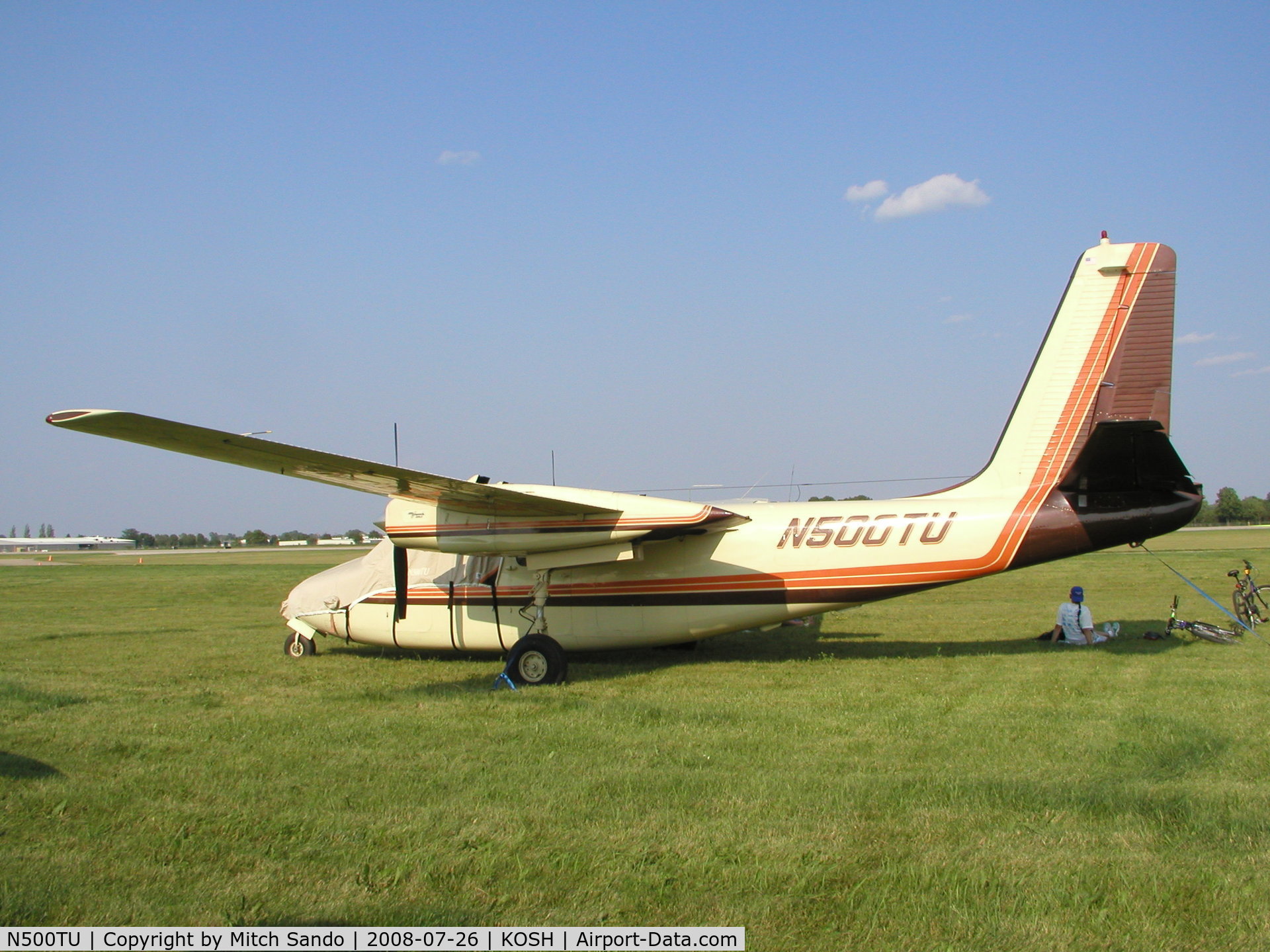 N500TU, 1962 Aero Commander 500-A C/N 500A-1259-83, EAA AirVenture 2008.