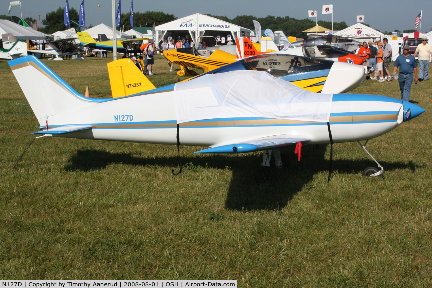 N127D, Aero Designs Star-Lite SL-1 C/N 127, EAA AirVenture 2008