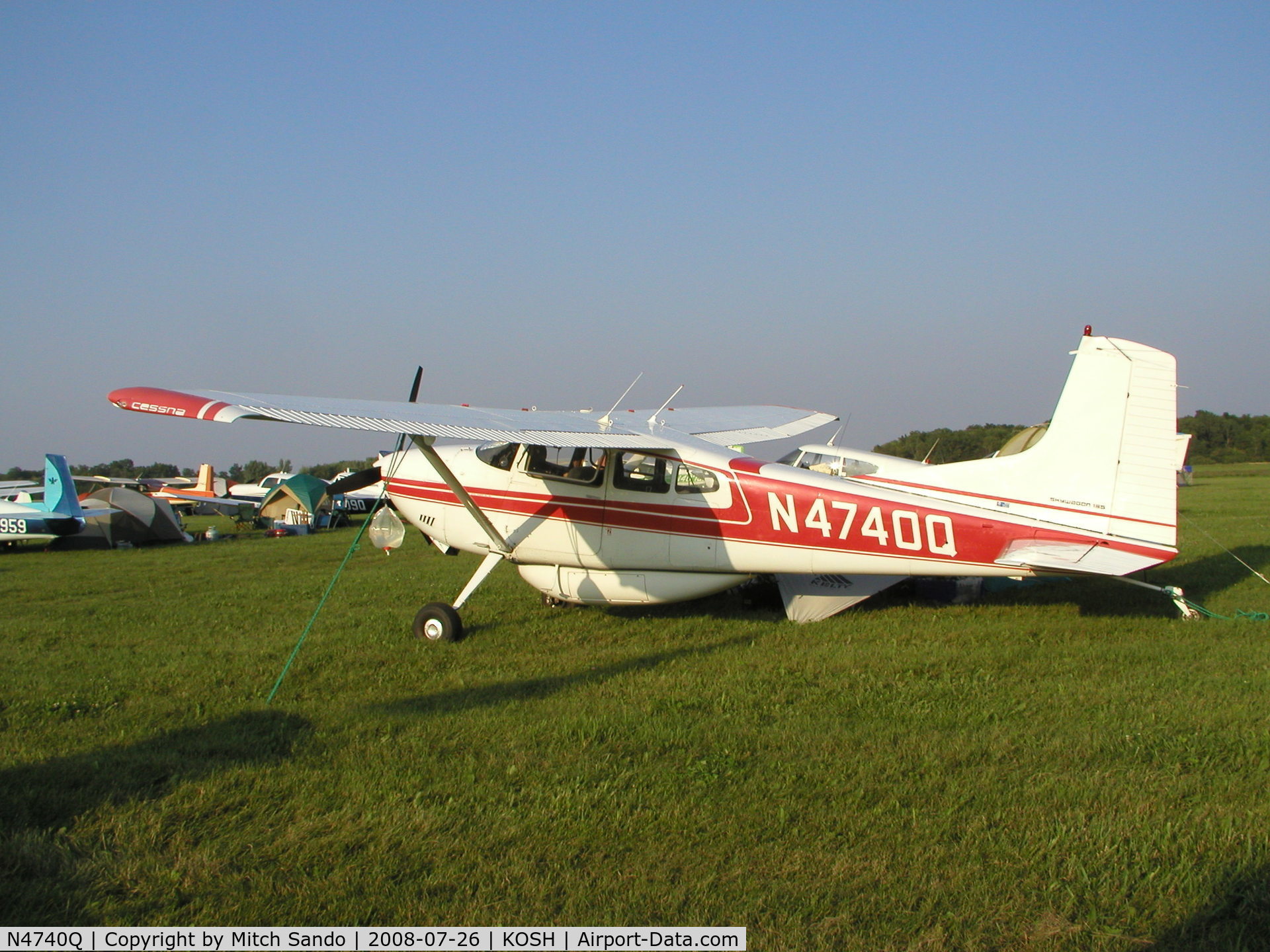 N4740Q, 1966 Cessna A185E Skywagon 185 C/N 185-1194, EAA AirVenture 2008.