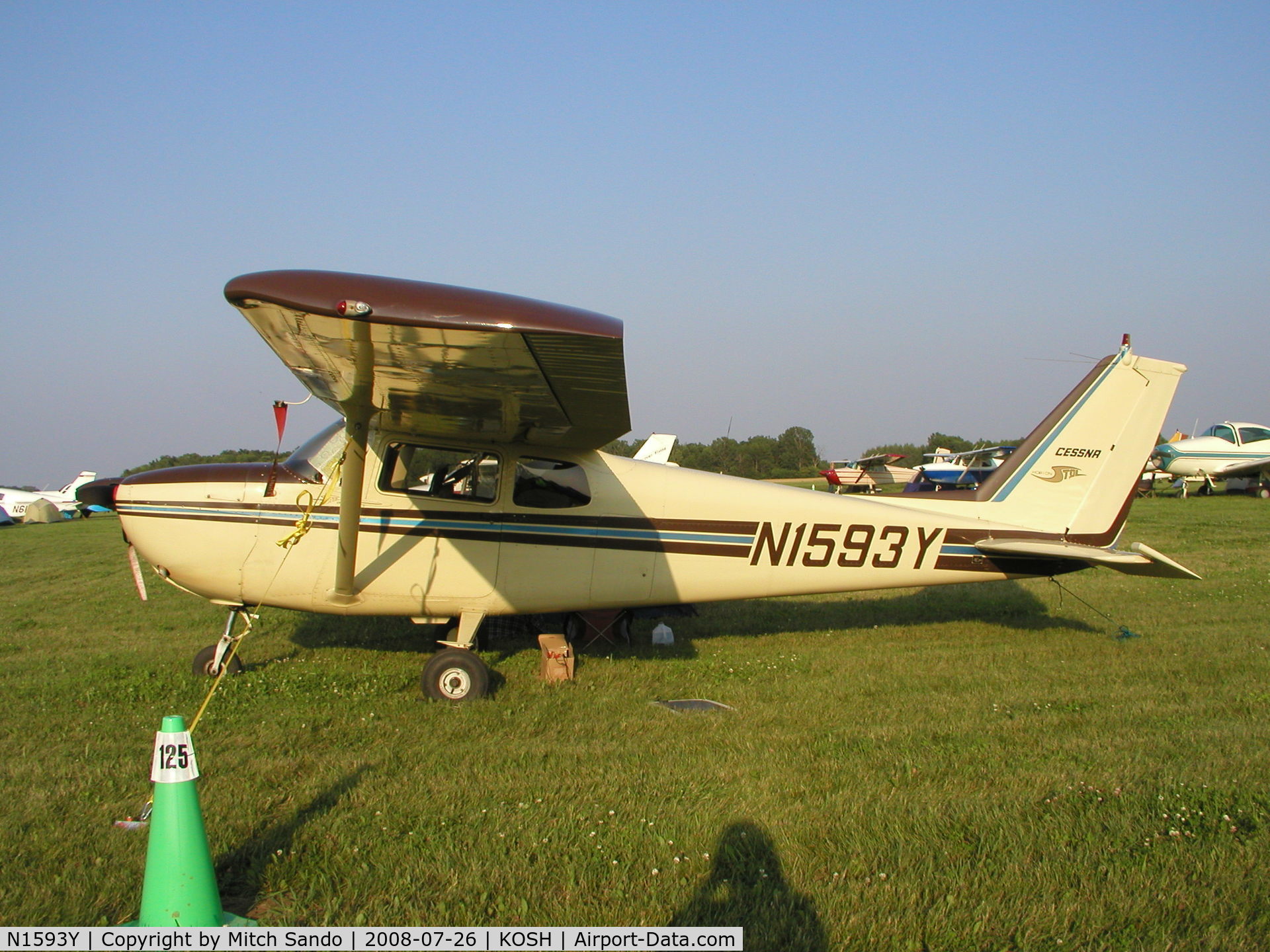 N1593Y, 1962 Cessna 172C C/N 17249293, EAA AirVenture 2008.