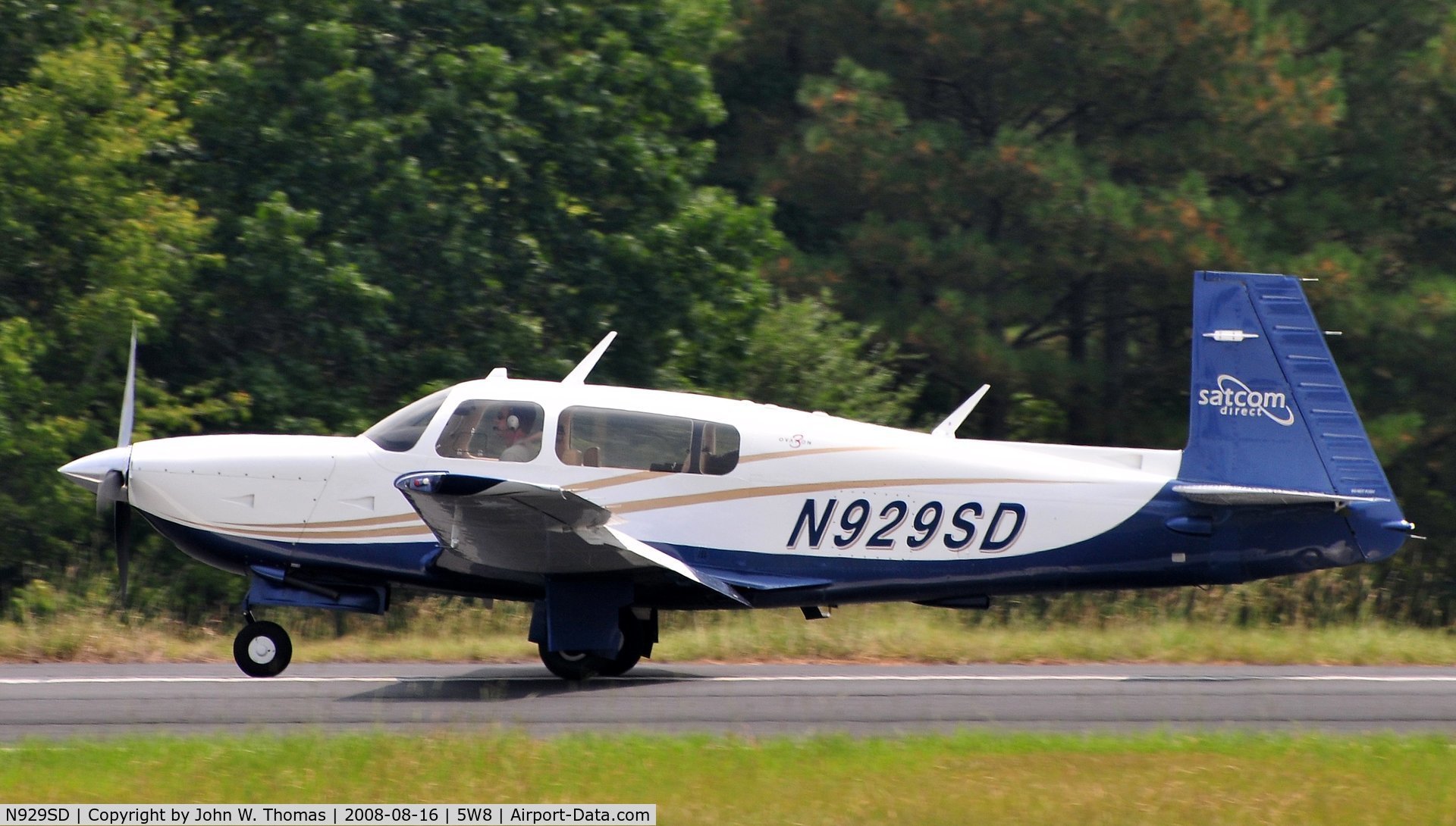 N929SD, 2006 Mooney M20R Ovation C/N 29-0473, Arriving runway 4