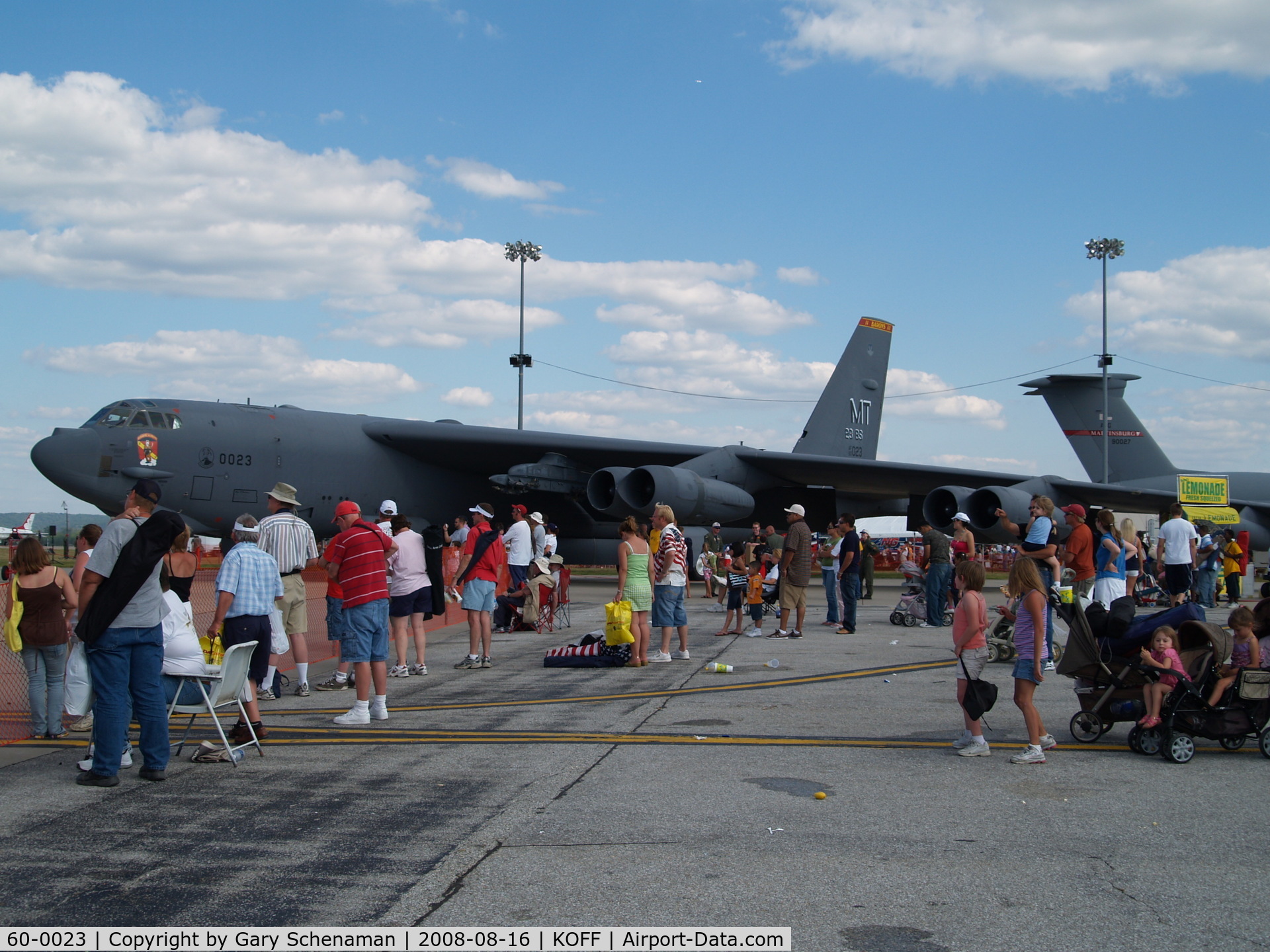 60-0023, 1960 Boeing B-52H Stratofortress C/N 464388, B-52 AT OFFUTT AIRSHOW 2008