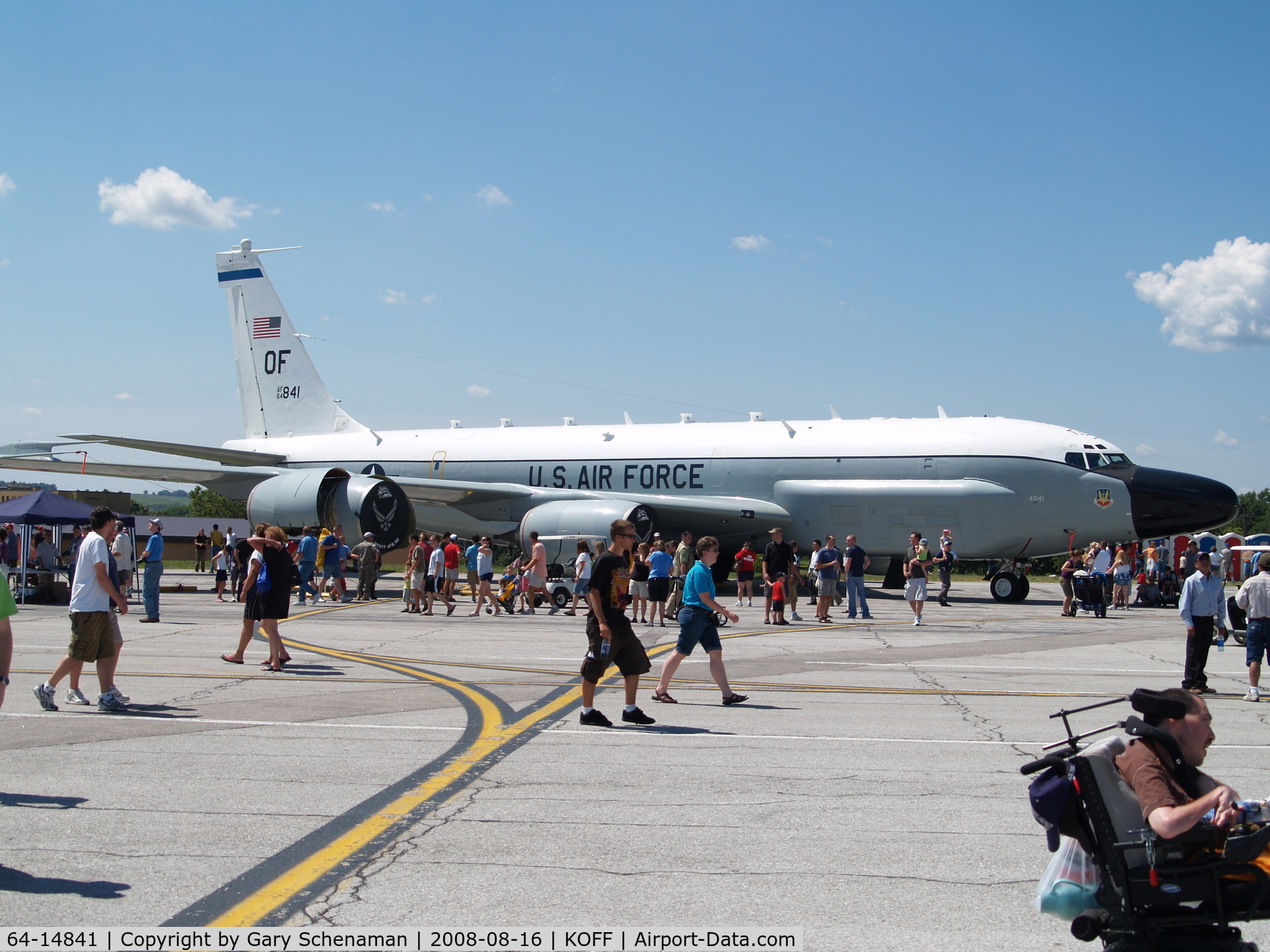 64-14841, 1964 Boeing RC-135V Rivet Joint C/N 18781, ON TARMAC AT OFFUTT AFB 2008