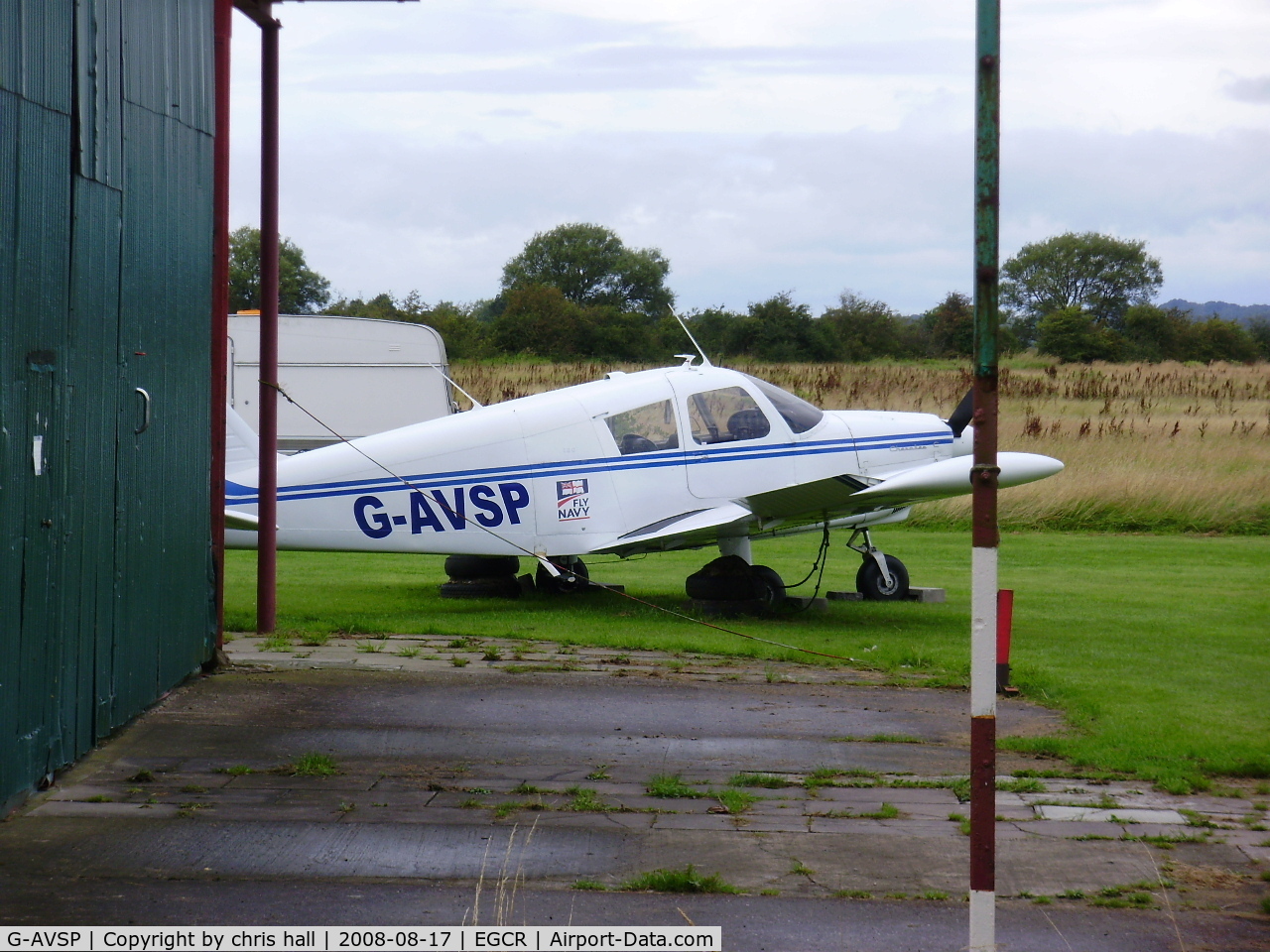 G-AVSP, 1967 Piper PA-28-180 Cherokee C/N 28-3952, Ashcroft Farm, Winsford, Cheshire. UK