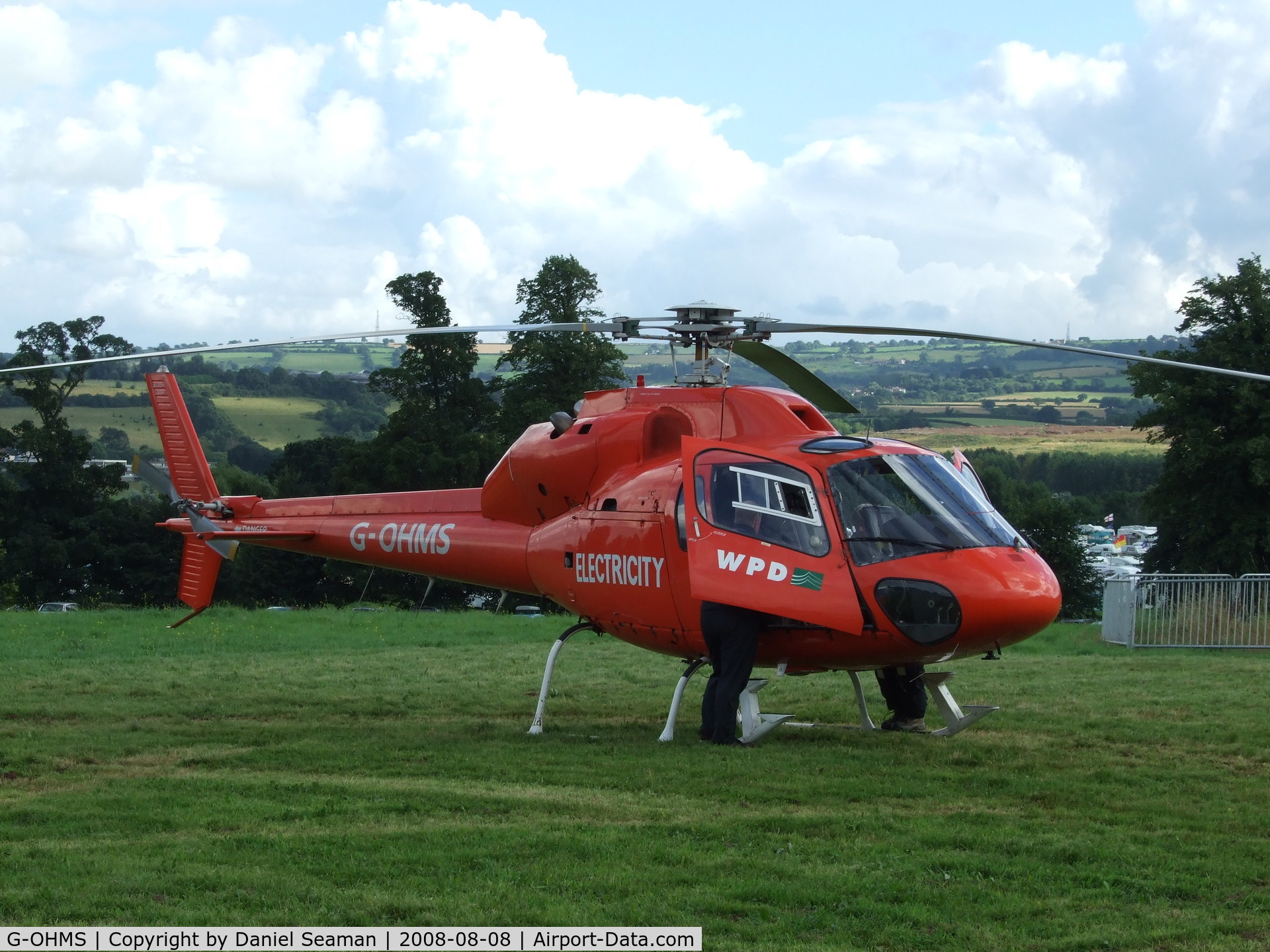 G-OHMS, 1982 Aérospatiale AS-355F-1 Twin Ecureuil C/N 5194, at bristol bollan fista