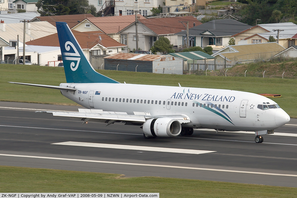 ZK-NGF, 1998 Boeing 737-3U3 C/N 28734, Air New Zealand 737-300