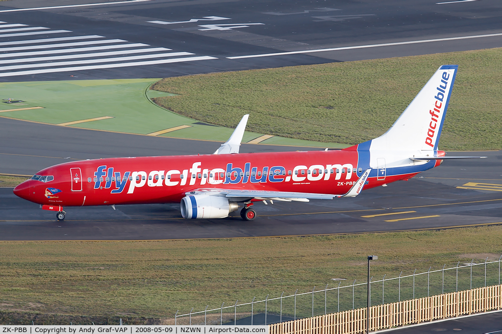 ZK-PBB, 2003 Boeing 737-8FE C/N 33797, Pacific Blue 737-800