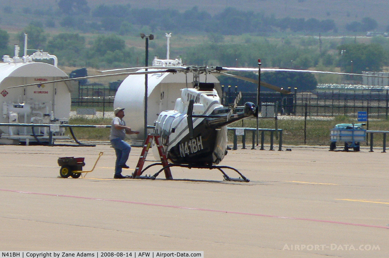 N41BH, 1997 Bell 407 C/N 53183, At Alliance Ft. Worth