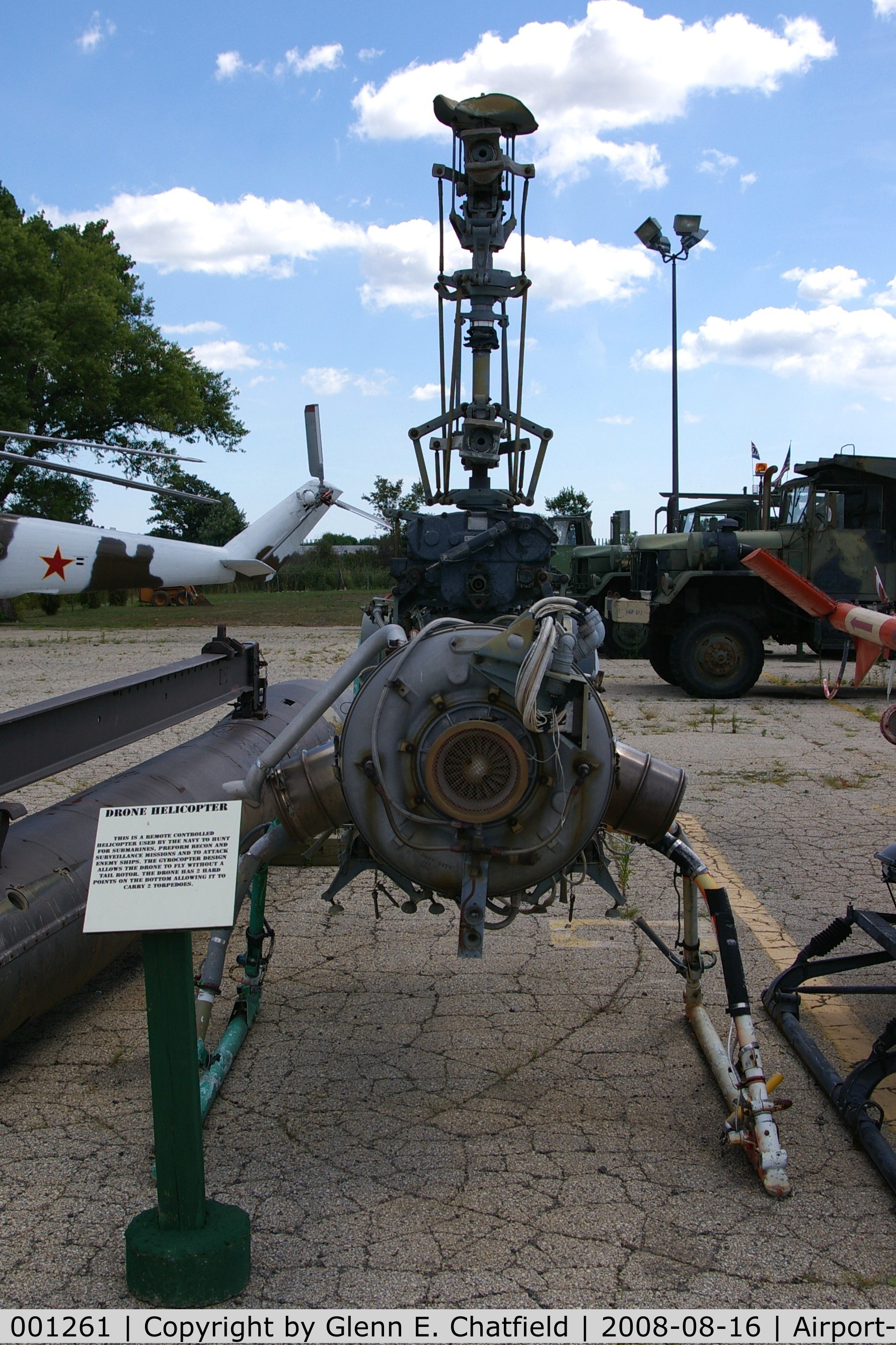001261, 1965 Gyrodyne QH-50C C/N DS-1261, QH-50 at the Russell Military Museum, Russell, IL