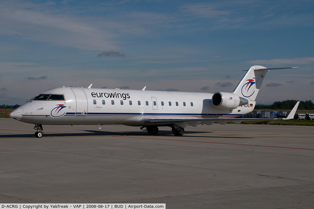 D-ACRG, 2002 Bombardier CRJ-200ER (CL-600-2B19) C/N 7630, Eurowings Regionaljet