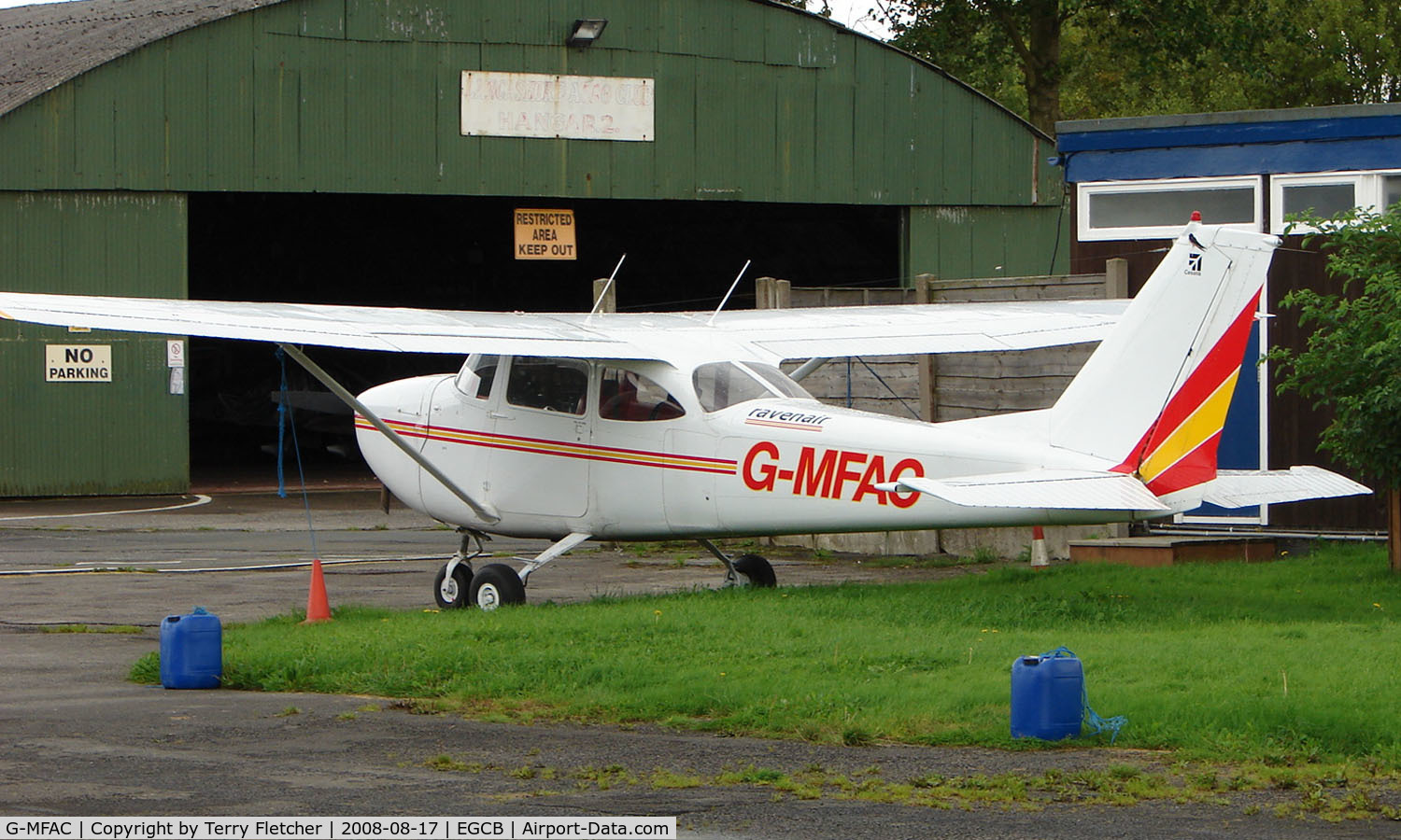 G-MFAC, 1967 Reims F172H Skyhawk C/N 0387, Ravenair Cessna 172 at Manchester Barton