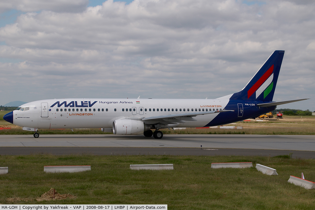 HA-LOH, 2004 Boeing 737-8Q8 C/N 30667, Malev Boeing 737-800 with Livingston titels