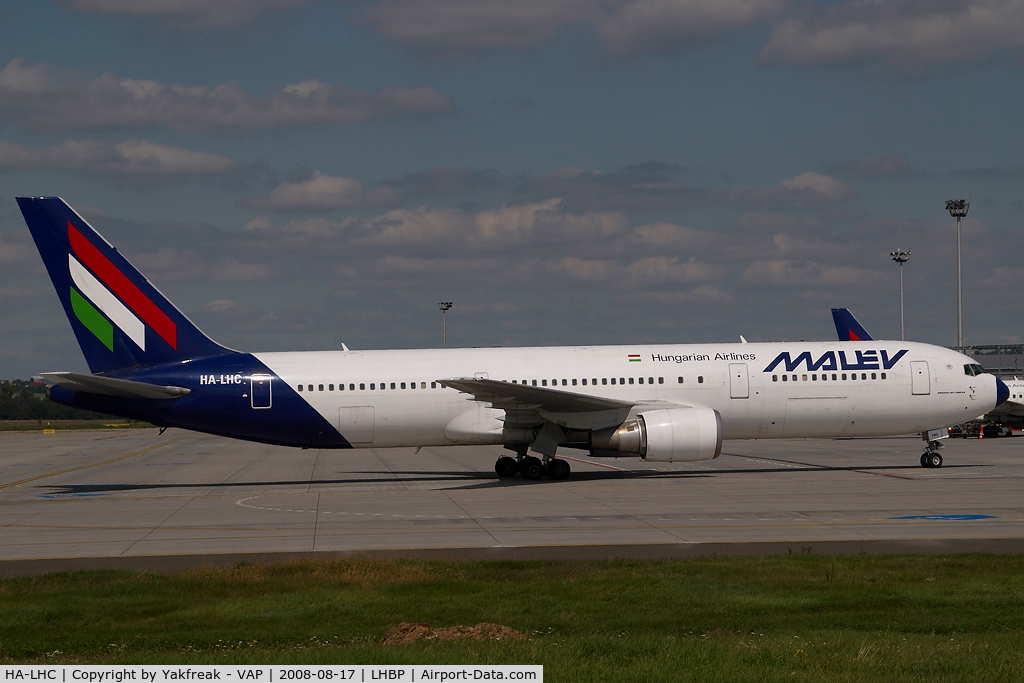 HA-LHC, 1999 Boeing 767-306/ER C/N 28884, Malev Boeing 767-300