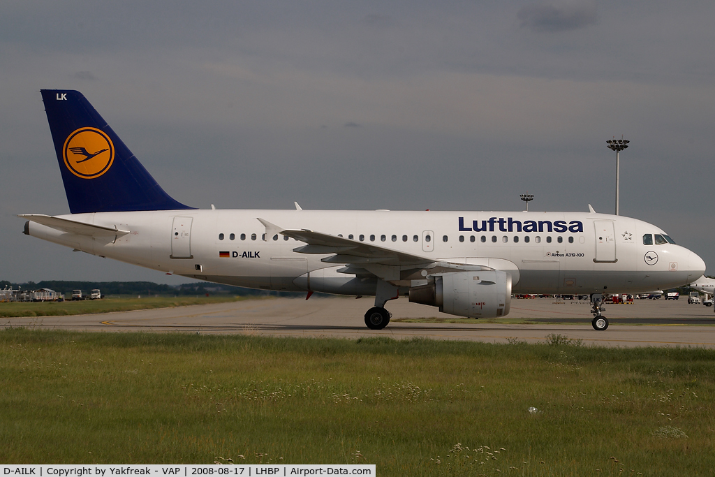 D-AILK, 1997 Airbus A319-114 C/N 679, Lufthansa Airbus A319