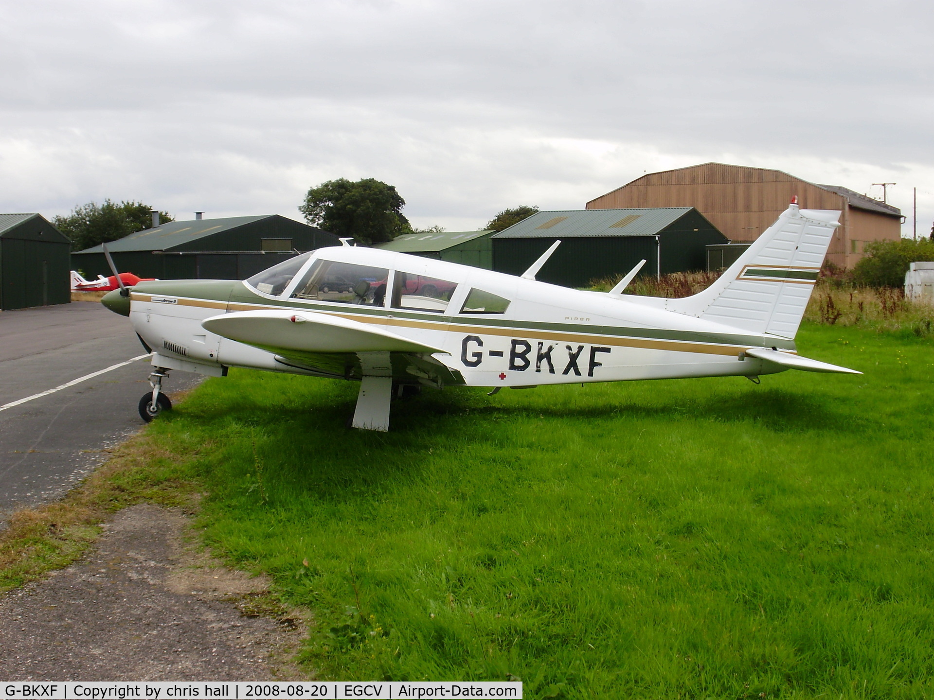 G-BKXF, 1973 Piper PA-28R-200 Cherokee Arrow C/N 28R-7335351, Previous ID: OY-DZN