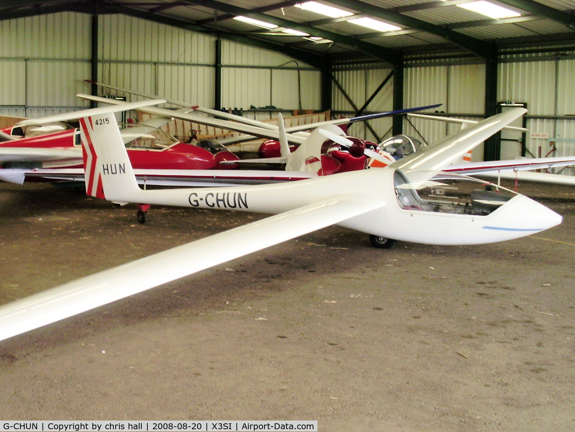 G-CHUN, 1978 Grob G-102 Astir CS Jeans C/N 2089, GROB G102 ASTIR CS JEANS, Staffordshire Gliding Club, Seighford Airfield
