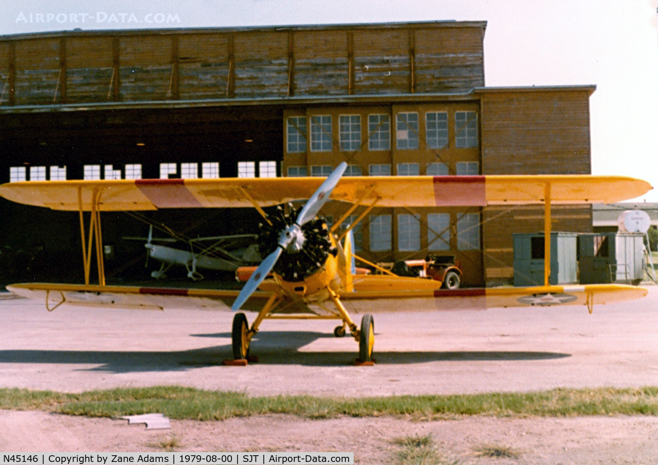 N45146, 1940 Naval Aircraft Factory N3N-3 C/N 4393, At San Angelo, TX