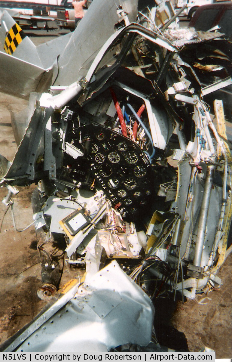 N51VS, 2004 North American S51D C/N 162, Crash Wreckage photo courtesy Mark Schroeder