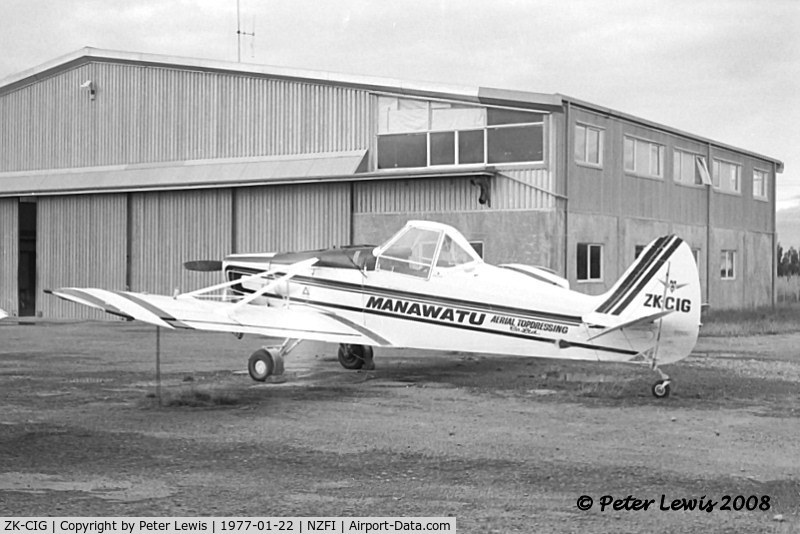 ZK-CIG, Piper PA-25-235 Pawnee C/N 25-3012, Manawatu ATD Co.Ltd., Feilding