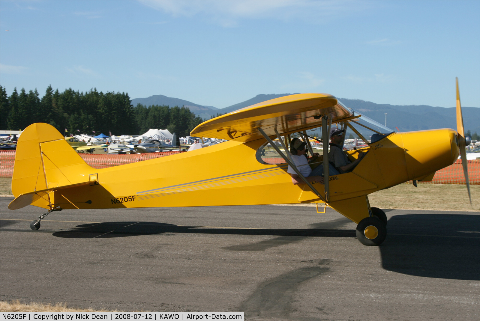N6205F, 2003 Wag-Aero Super Sport C/N 254, Arlington fly in