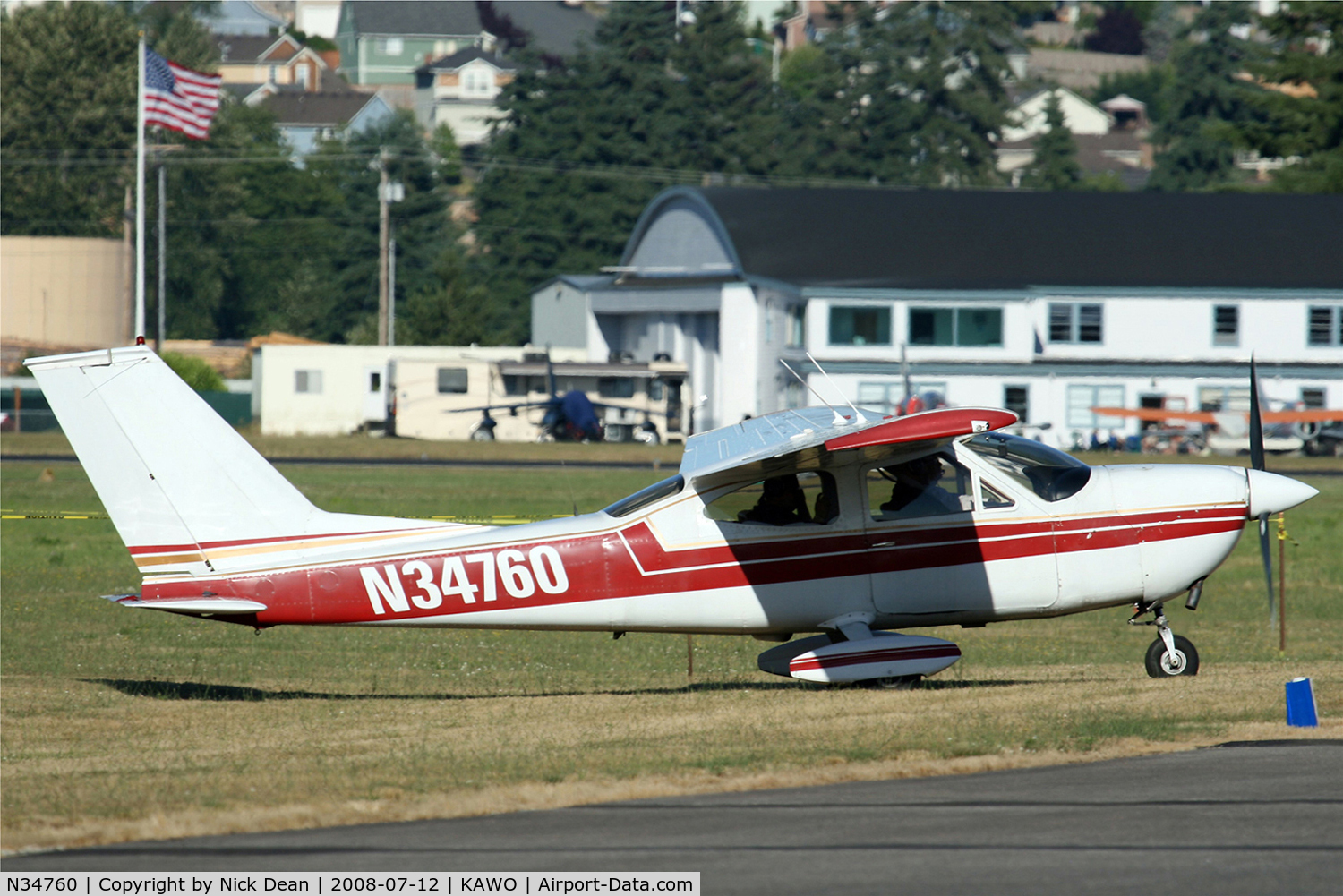 N34760, 1973 Cessna 177B Cardinal C/N 17701986, Arlington fly in