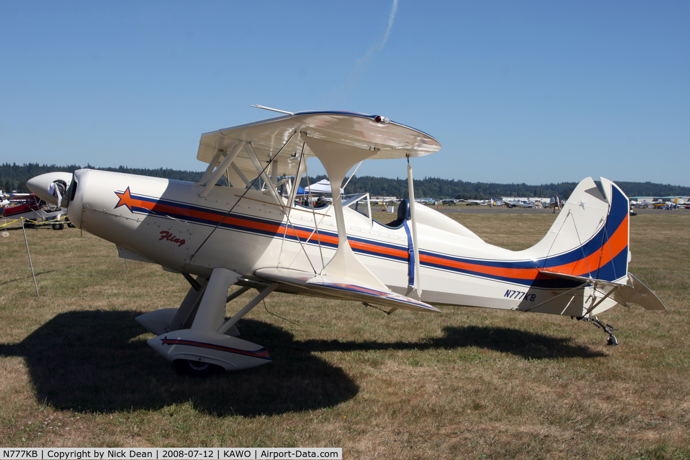 N777KB, 1979 Stolp SA-300 Starduster Too C/N S-300-KB-1, Arlington fly in