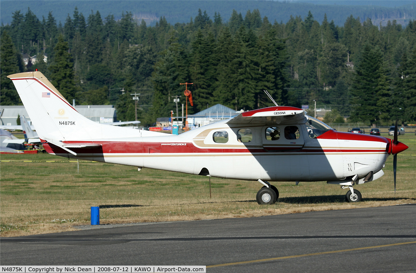N4875K, 1979 Cessna P210N Pressurised Centurion C/N P21000353, Arlington fly in