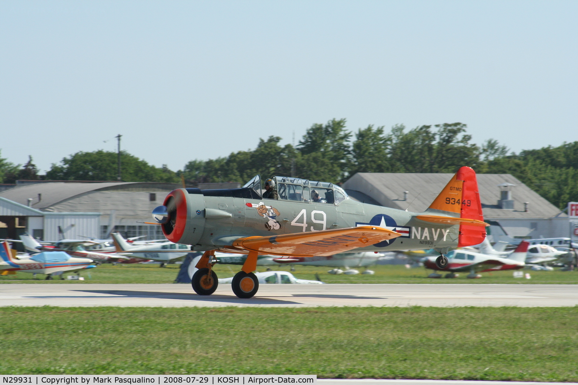 N29931, 1943 North American AT-6G Texan C/N 168-583 (49-3449), North American AT-6G