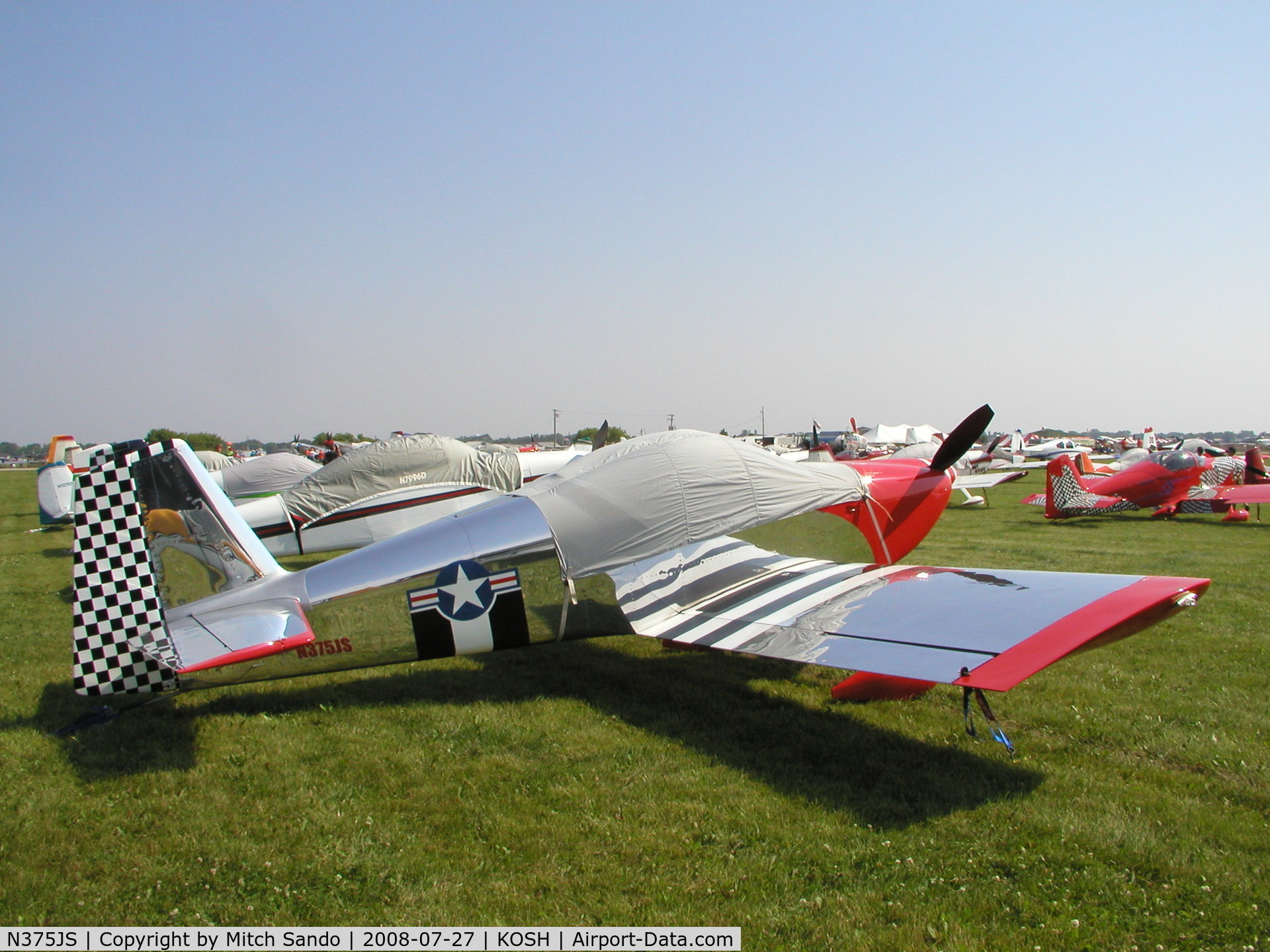 N375JS, 2000 Vans RV-6 C/N 23645, EAA AirVenture 2008.