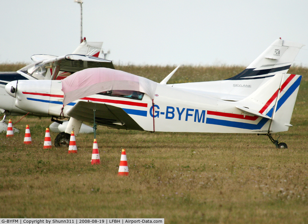 G-BYFM, 2000 Jodel DR-1050 M1 Excellence Replica C/N PFA 304-13237, PArked in the grass for the night...