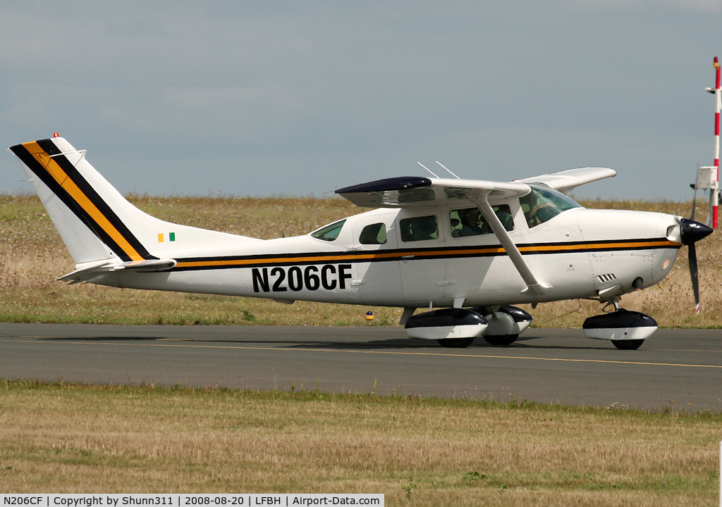 N206CF, 1979 Cessna TU206G  6 II Turbo Stationair C/N U20605128, Arriving from flight...