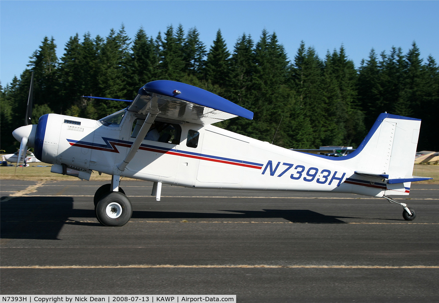 N7393H, 2002 Murphy SR3500 Moose C/N 047SR, Arlington fly in