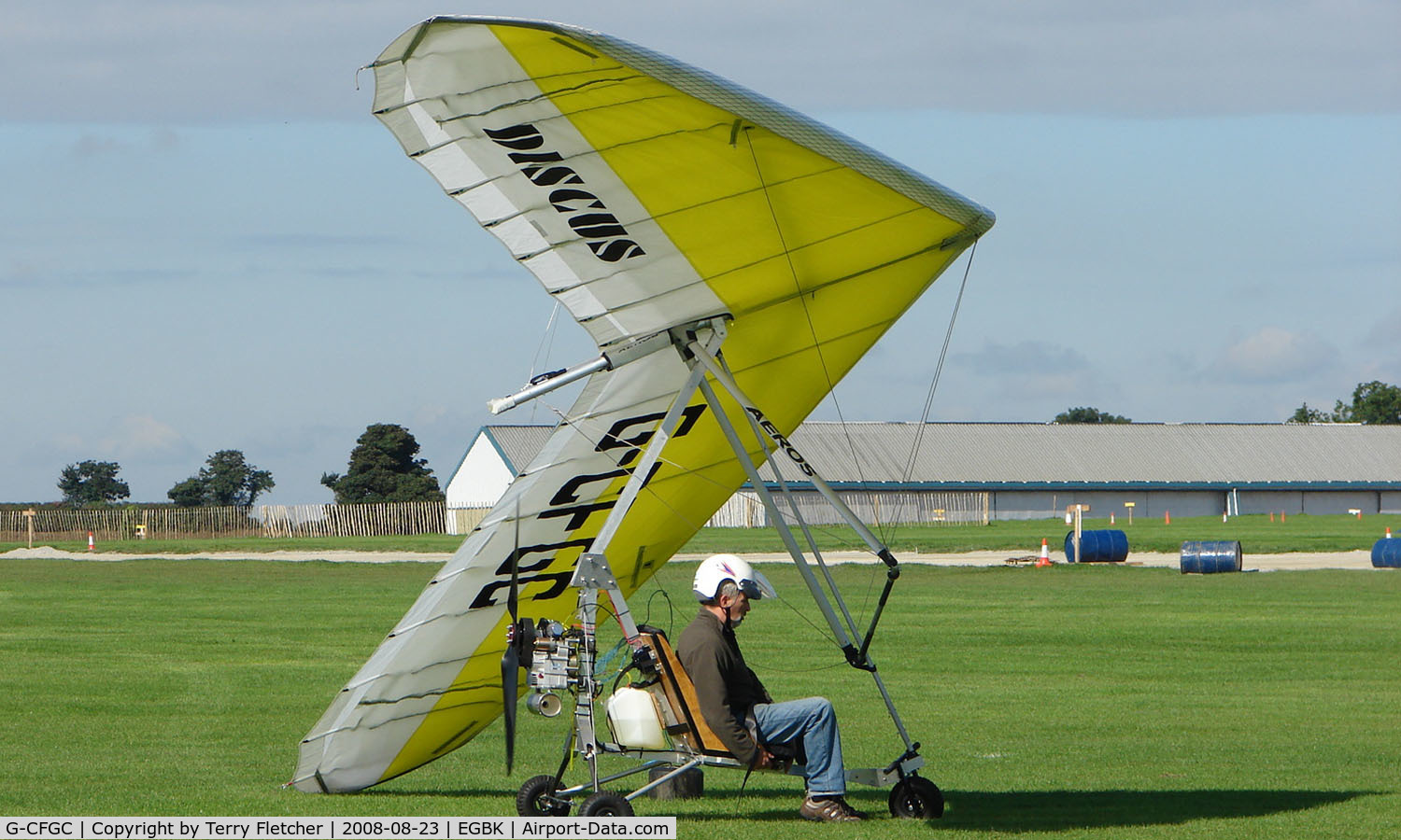 G-CFGC, 2008 Hewing RB Demoiselle C/N 15, Microlight based at Sywell