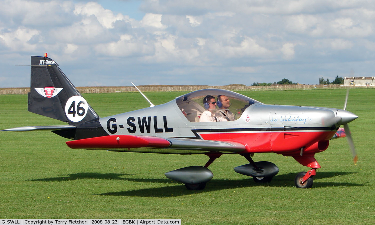 G-SWLL, 2005 Aero AT-3 R100 C/N AT3-012, Resident displaying at Sywell on 2008 Ragwing Fly-in day