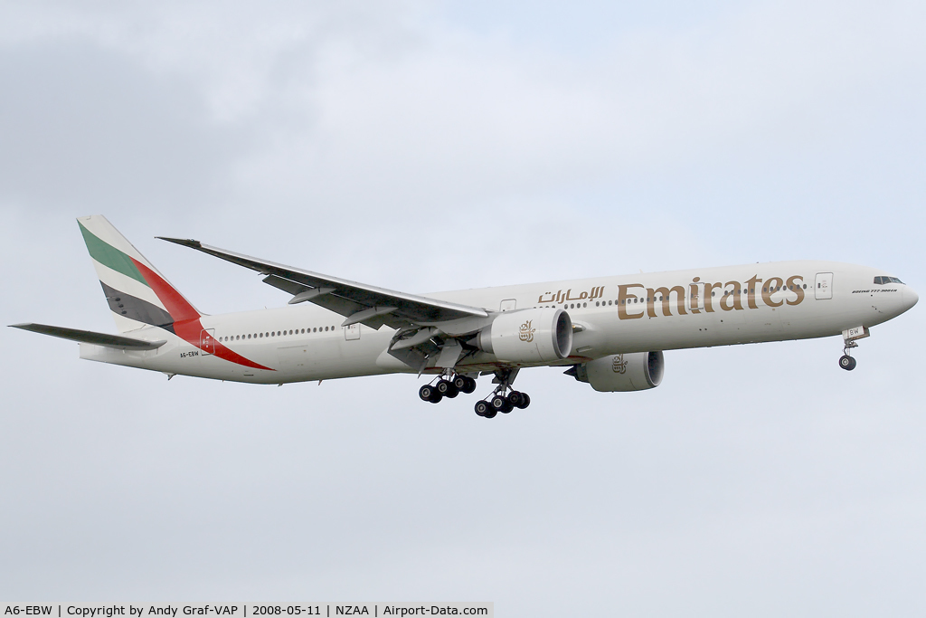 A6-EBW, 2006 Boeing 777-36N/ER C/N 32793, Emirates 777-300