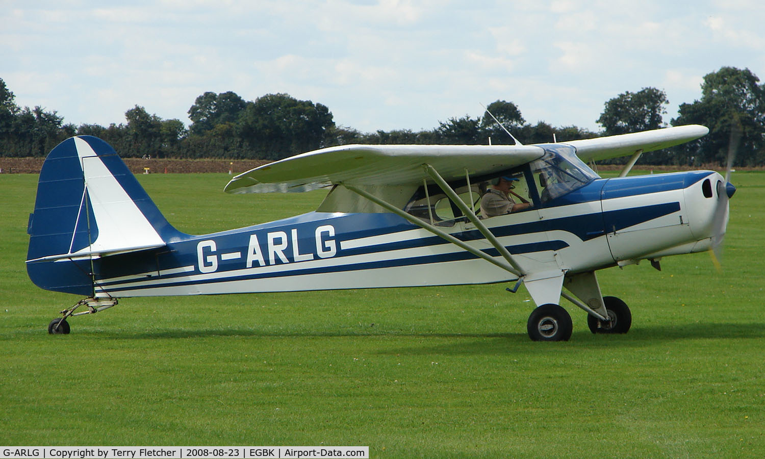 G-ARLG, 1961 Auster D4-108 C/N 3606, Visitor to Sywell on 2008 Ragwing Fly-in day