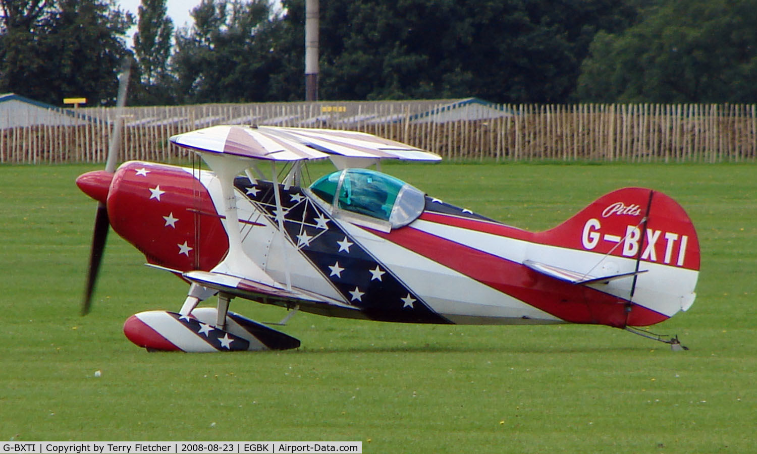 G-BXTI, 1971 Pitts S-1S Special C/N NP1, Visitor to Sywell on 2008 Ragwing Fly-in day