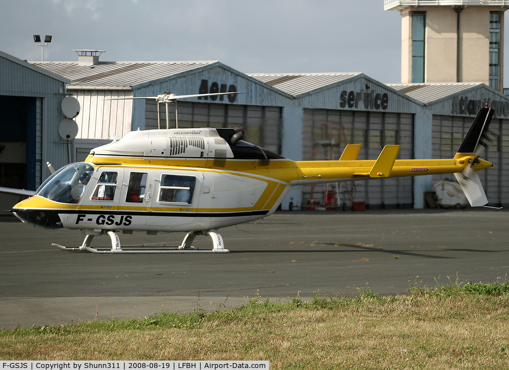 F-GSJS, Bell 206L-4 LongRanger IV LongRanger C/N 52059, Ready for a new flight test around Re Island