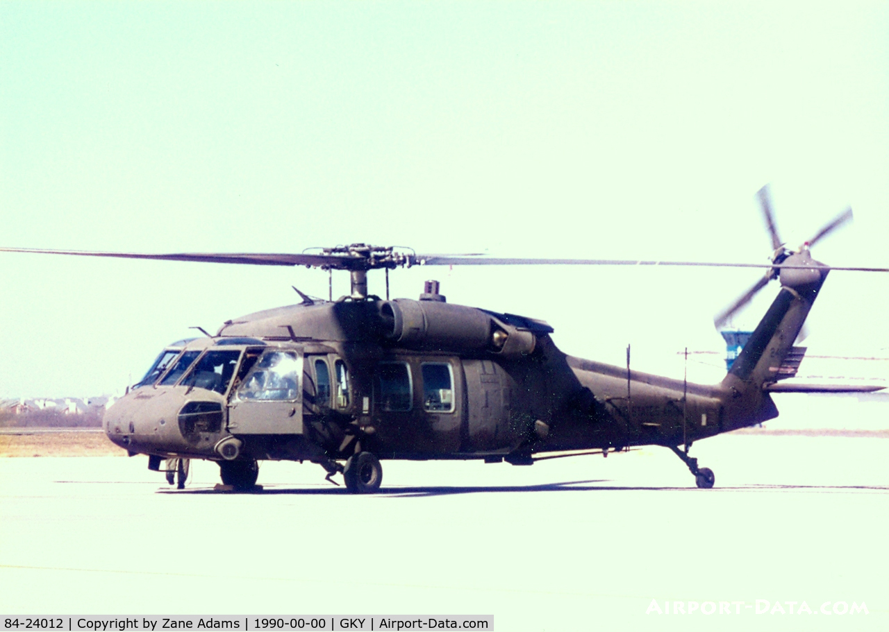 84-24012, 1984 Sikorsky UH-60A Black Hawk C/N 70.976, At Arlington Municipal