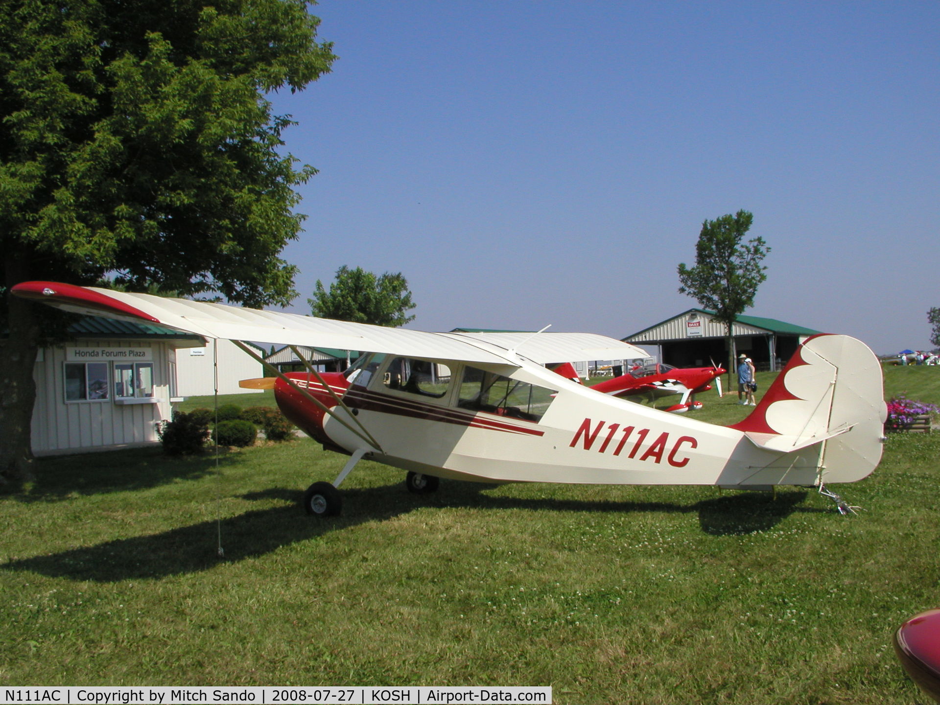 N111AC, 2008 American Champion 7EC C/N 1026-2008, EAA AirVenture 2008.