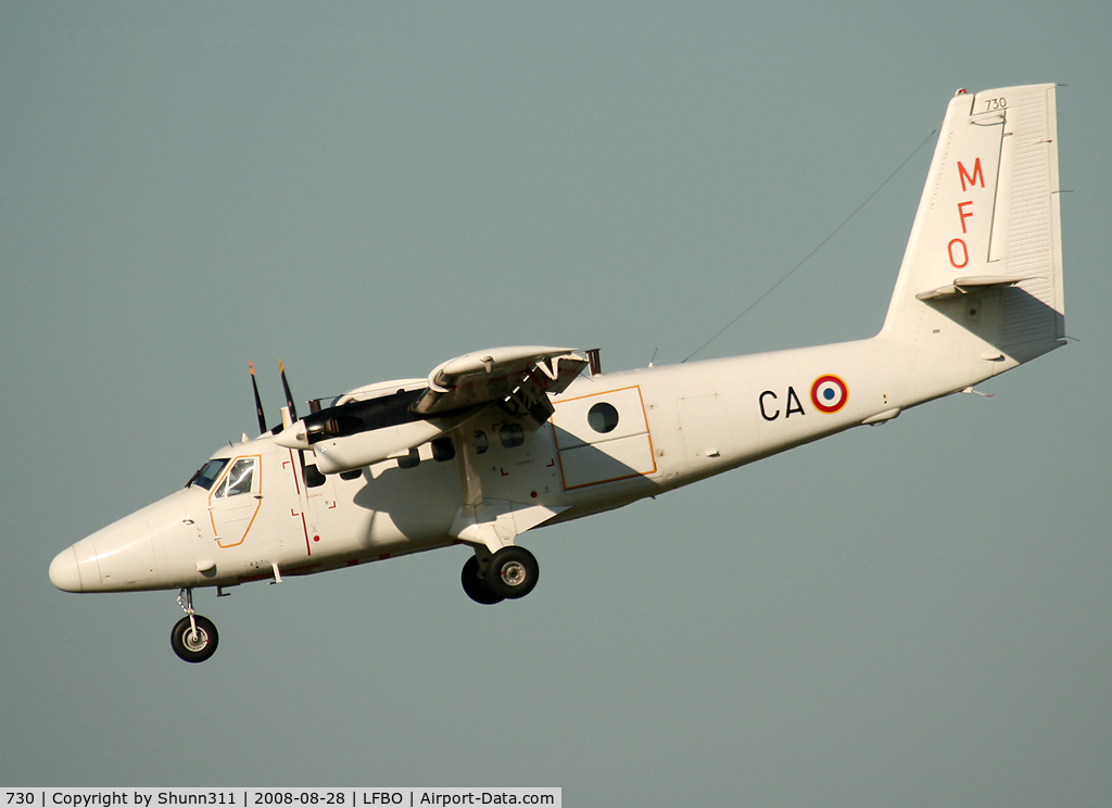 730, De Havilland Canada DHC-6-300 Twin Otter C/N 730, Landing rwy 32R