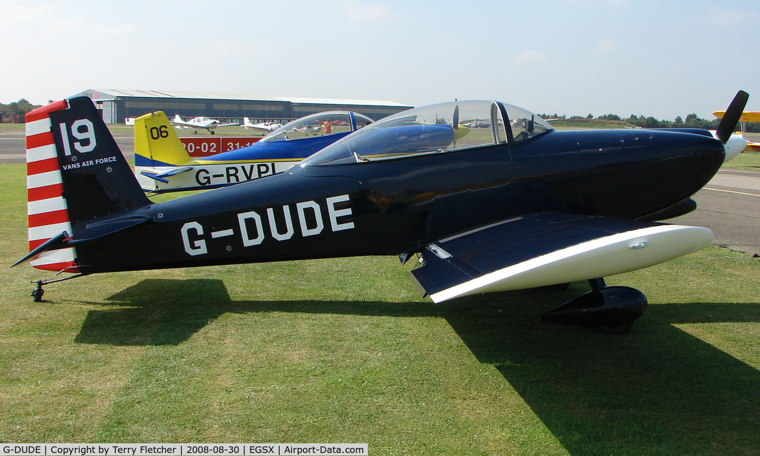 G-DUDE, 2004 Vans RV-8 C/N PFA 303-13246, Participant in the 2008 RV Fly-in at North Weald Uk