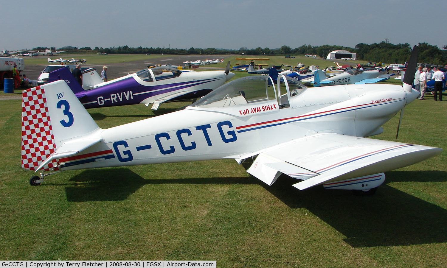 G-CCTG, 2004 Vans RV-3B C/N PFA 099-10518, RV-3B - Participant in the 2008 RV Fly-in at North Weald Uk