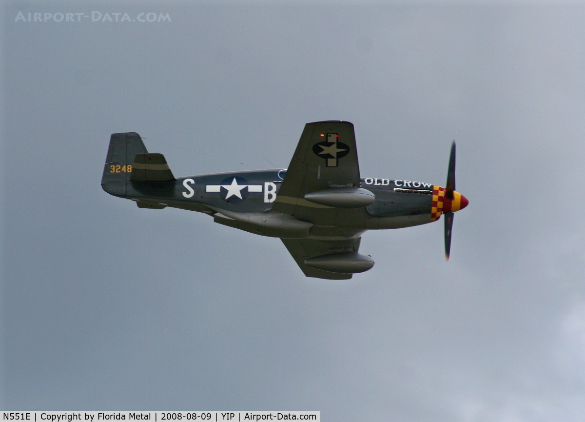 N551E, 1943 North American P-51B-1NA Mustang C/N 102-24700, Jack Roush's P-51B Old Crow