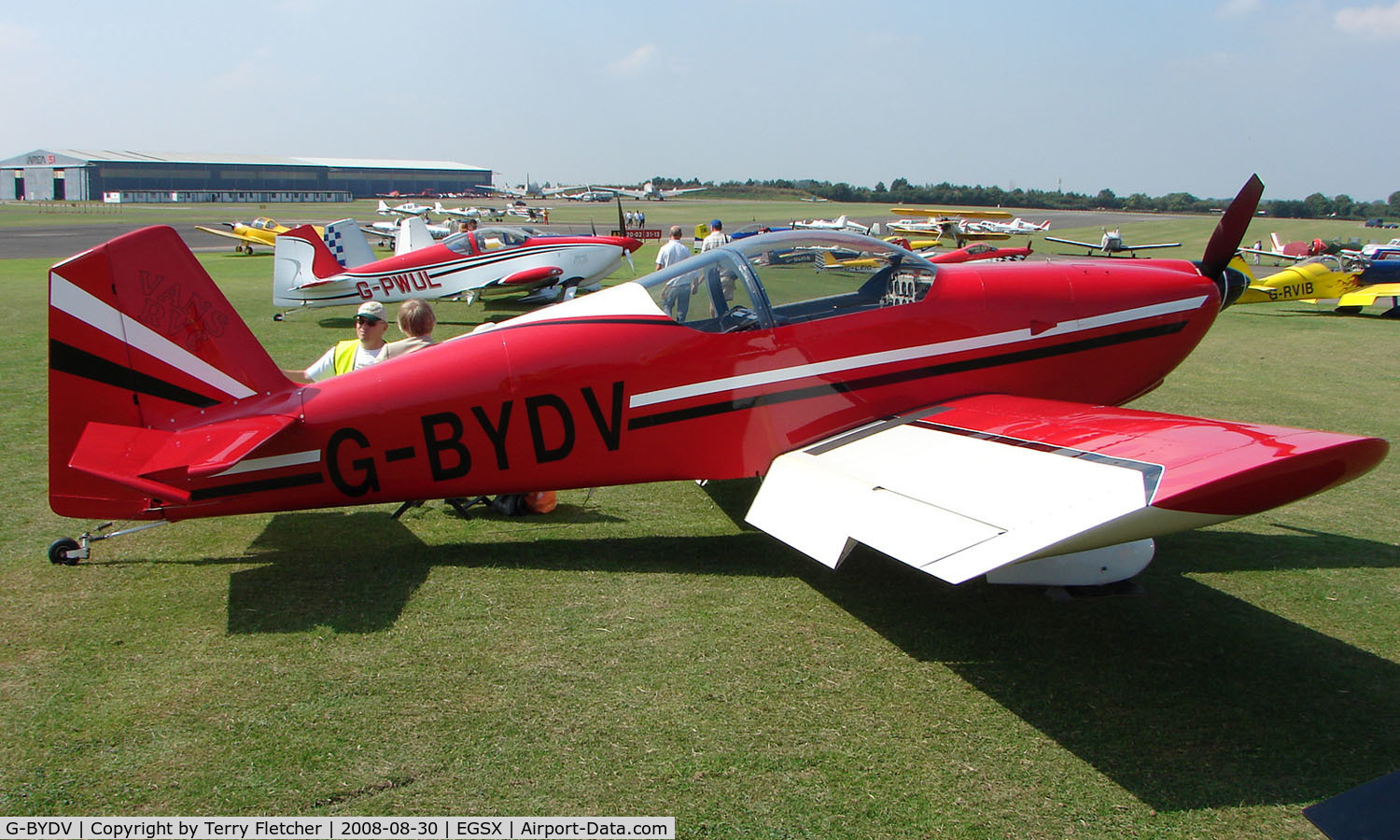 G-BYDV, 1999 Vans RV-6 C/N PFA 181-13264, Participant in the 2008 RV Fly-in at North Weald Uk